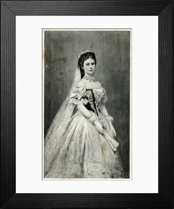 Framed Print : Elizabeth / Austria / Anon Framed Print : Elizabeth / Austria / Anon