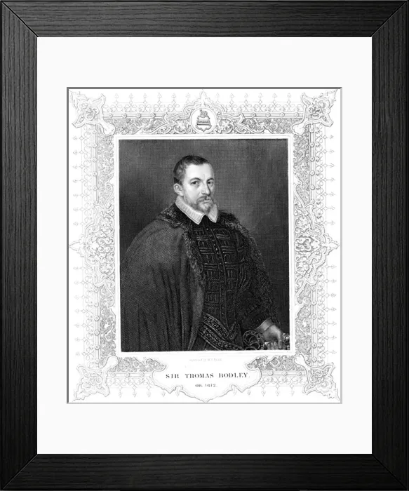 Framed Print : Sir Thomas Bodley / Ryall Framed Print : Sir Thomas Bodley / Ryall