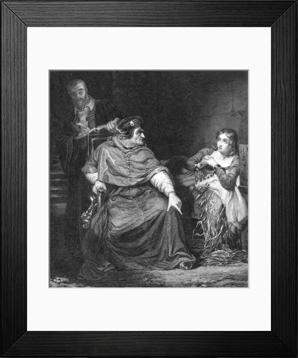 Framed Print : Jeanne D arc in Prison Framed Print : Jeanne D arc in Prison
