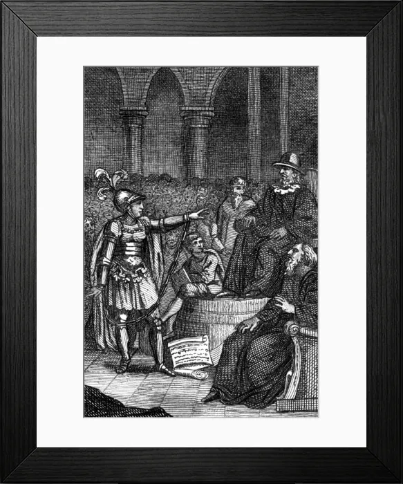 Framed Print : Joan of Arc Tried Framed Print : Joan of Arc Tried