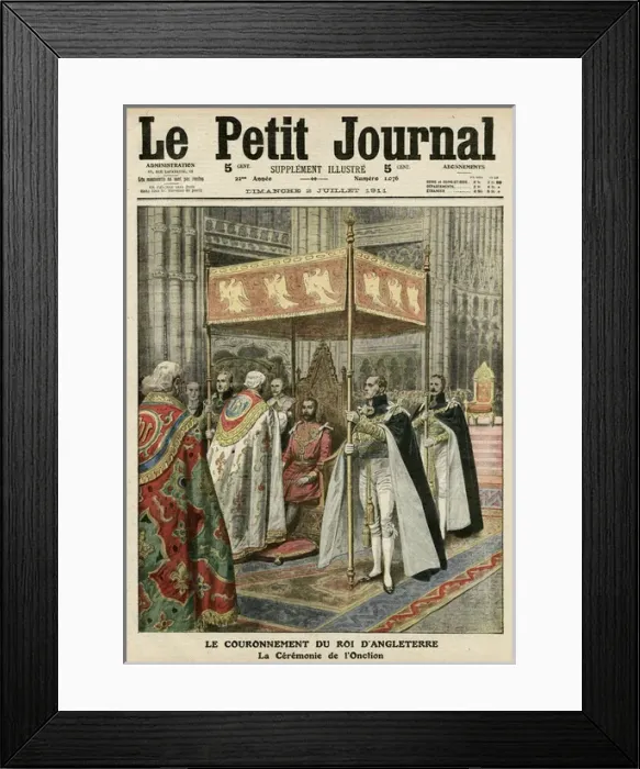 Framed Print : George V coronation, 1911 Framed Print : George V coronation, 1911