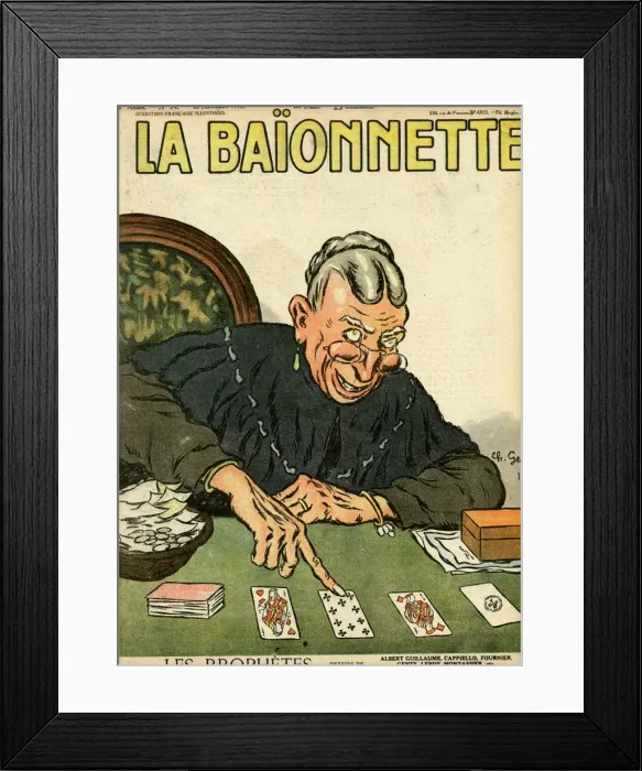 Framed Print : Front cover, La Baionnette, WW1