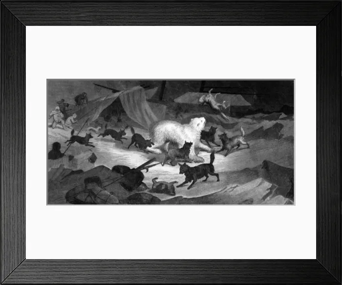 Framed Print : Kane / Arctic Expedition Framed Print : Kane / Arctic Expedition