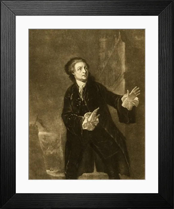 Framed Print : Garrick as Hamlet / Wilson Framed Print : Garrick as Hamlet / Wilson