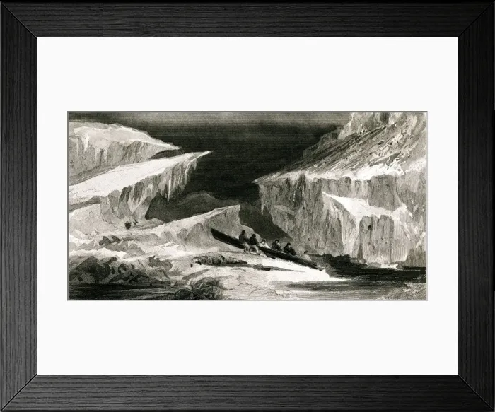 Framed Print : Kane / Arctic Expedition Framed Print : Kane / Arctic Expedition