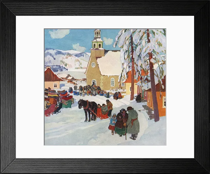 Framed Print : Christmas in Canada Framed Print : Christmas in Canada