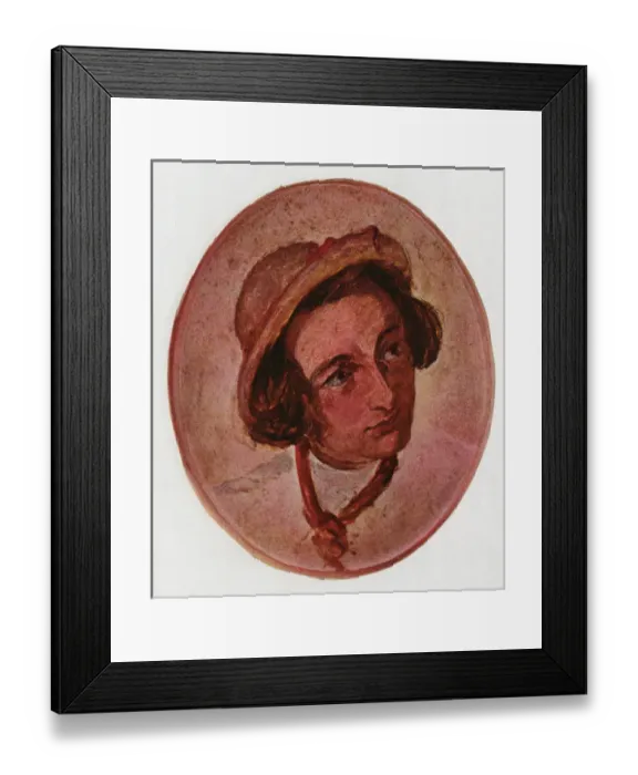 Framed Print : Charles Dickens (Egg) Framed Print : Charles Dickens (Egg)