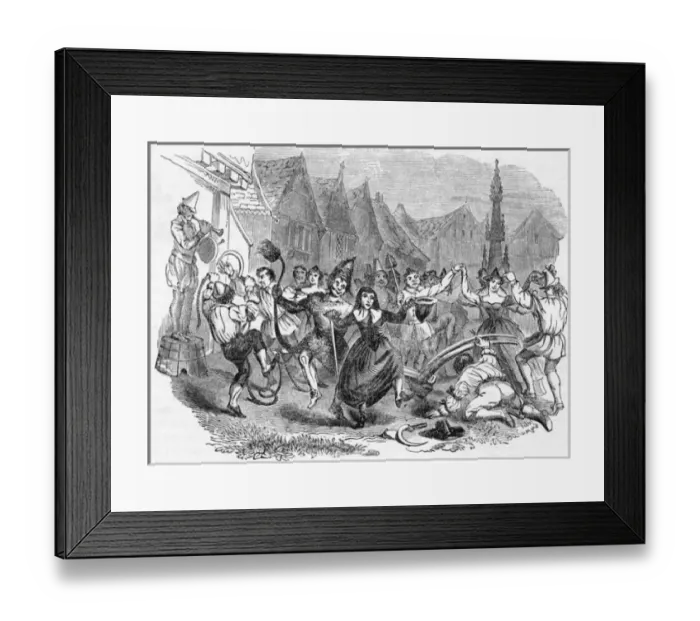 Framed Print : Customs / Plough Monday Framed Print : Customs / Plough Monday