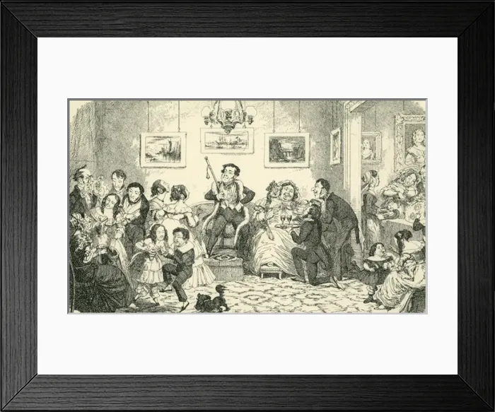 Framed Print : Twelfth Night 1845 Framed Print : Twelfth Night 1845