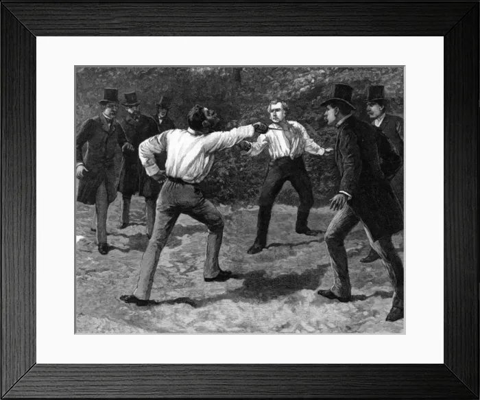 Framed Print : Duel / Boulanger, 1888 Framed Print : Duel / Boulanger, 1888