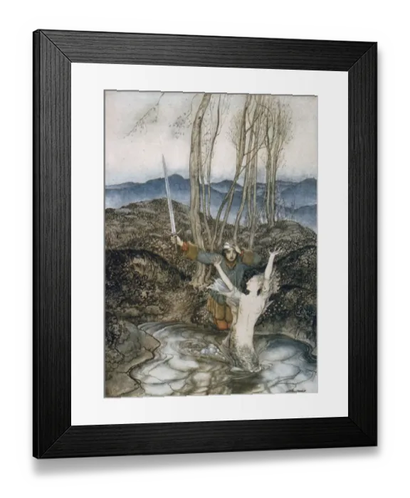 Framed Print : Mermaid and Clerk Colvil Framed Print : Mermaid and Clerk Colvil