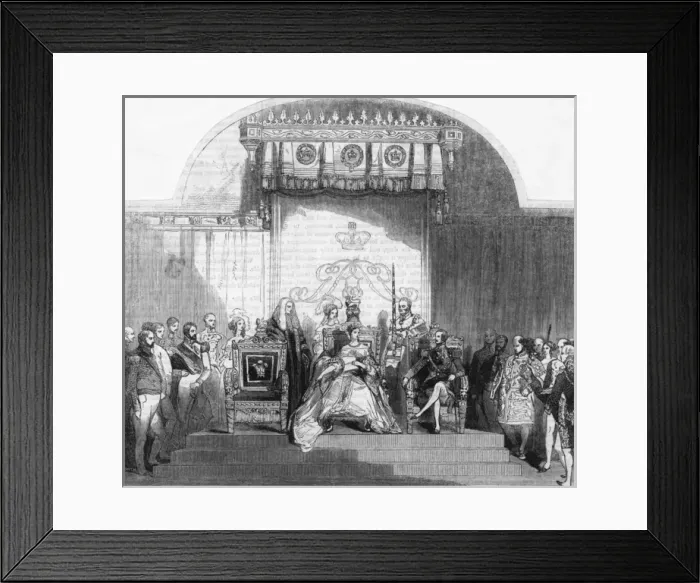 Framed Print : Parliament / Opening / 1877 Framed Print : Parliament / Opening / 1877