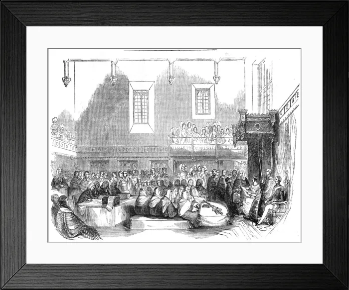 Framed Print : House of Lords, 1842 Framed Print : House of Lords, 1842