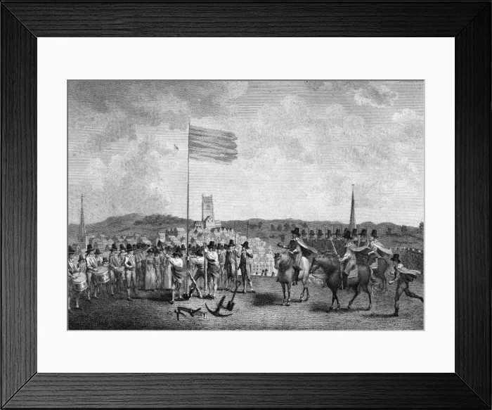 Framed Print : Charles Raises Standard Framed Print : Charles Raises Standard