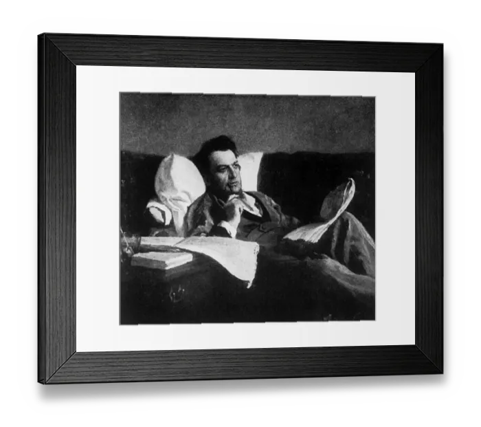 Framed Print : Mikhail Glinka  /  Musician
