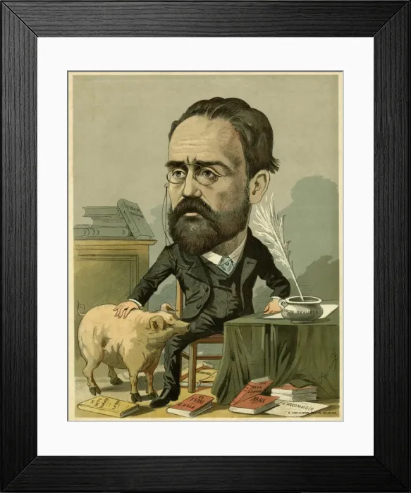 Framed Print : Emile Zola Framed Print : Emile Zola