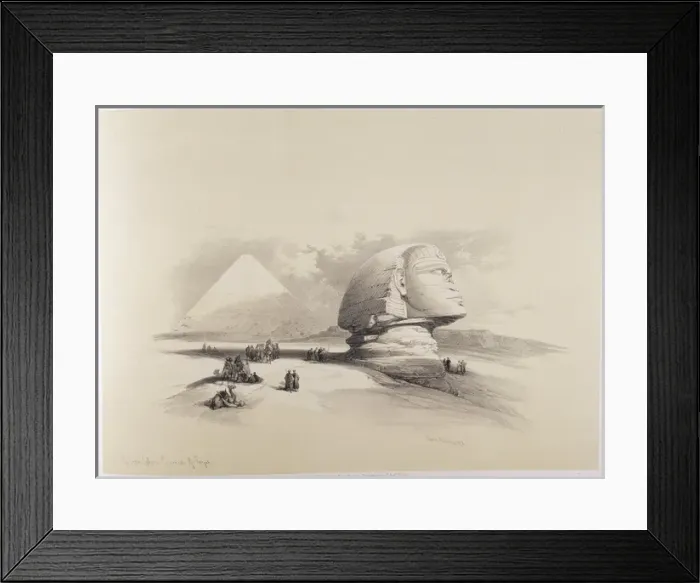 Framed Print : Roberts / Sphinx / Side On Framed Print : Roberts / Sphinx / Side On