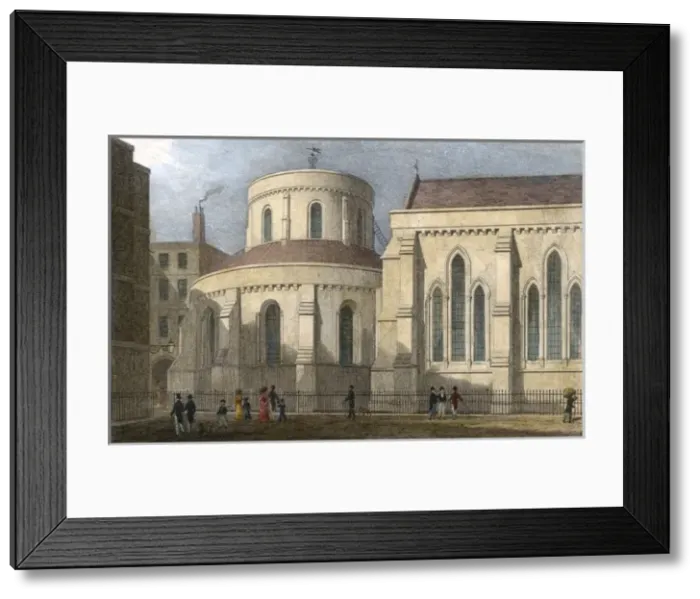 Framed Print : Temple Church / Shepherd Framed Print : Temple Church / Shepherd