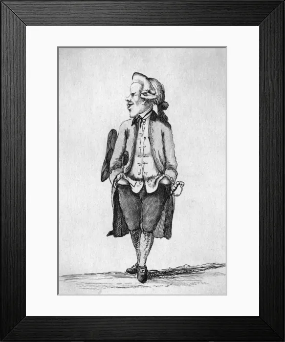 Framed Print : Houndsditch Macaroni / Bw Framed Print : Houndsditch Macaroni / Bw