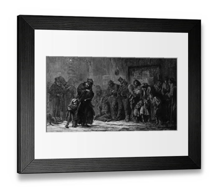 Framed Print : Admission to Casual Ward Framed Print : Admission to Casual Ward