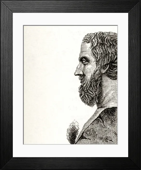 Framed Print : Herodotus  /  Profile  /  Viscon