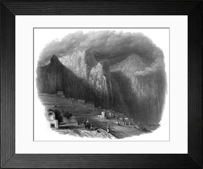 Framed Print : Greece / Delphi / Village Framed Print : Greece / Delphi / Village