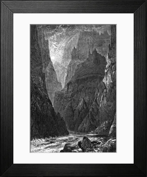 Framed Print : USA / Grand Canyon 1879 Framed Print : USA / Grand Canyon 1879