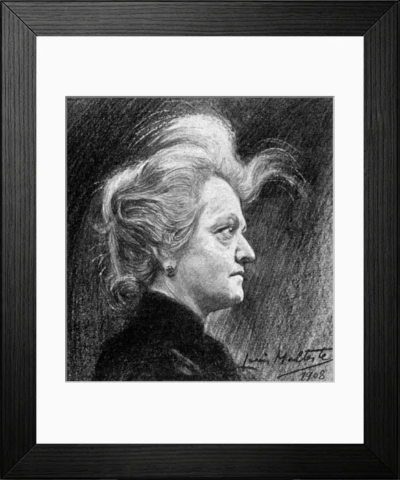Framed Print : Eusapia Palladino 1908 Framed Print : Eusapia Palladino 1908
