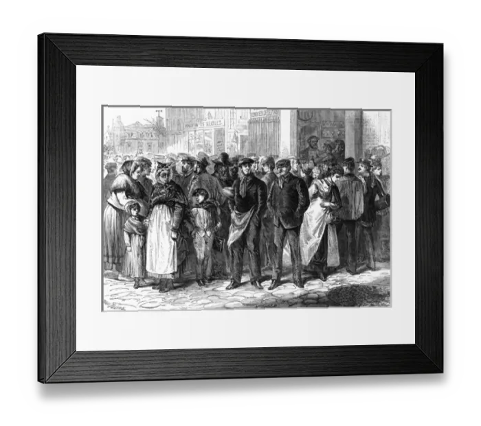 Framed Print : Paris Street / Pelcoq / Iln Framed Print : Paris Street / Pelcoq / Iln