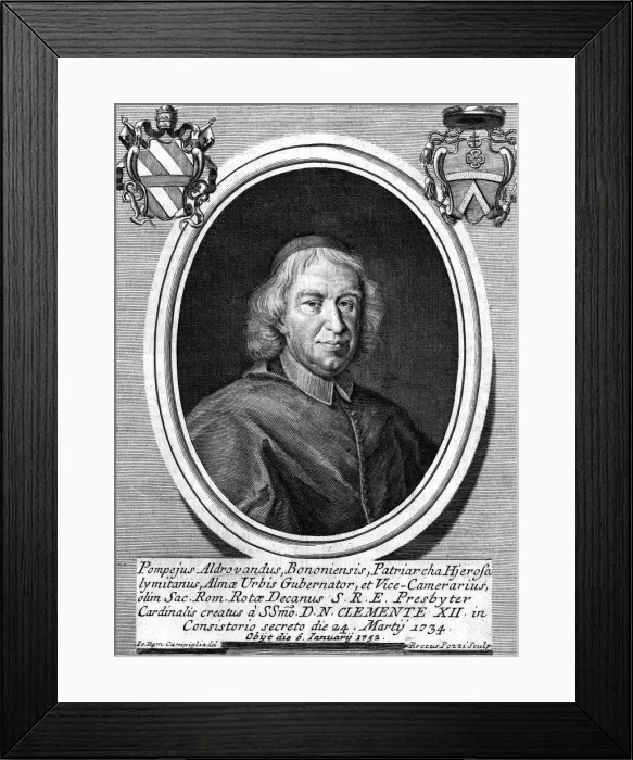 Framed Print : Pompeius Aldrovandus Framed Print : Pompeius Aldrovandus
