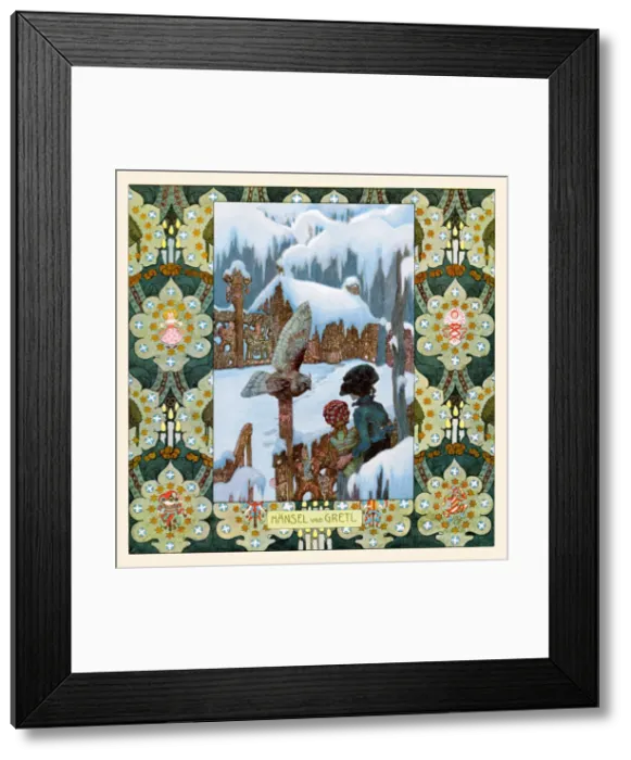 Framed Print : Fairytale - Hansel and Gretel - (Brothers Grimm) Framed Print : Fairytale - Hansel and Gretel - (Brothers Grimm)