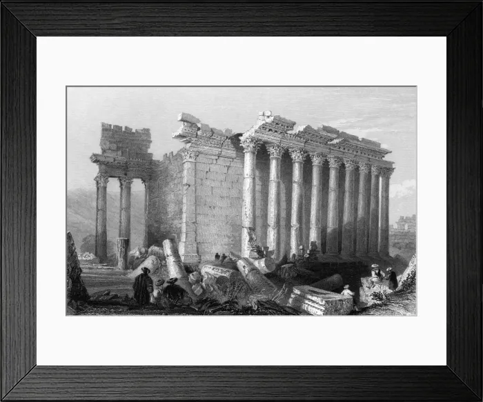 Framed Print : Baalbek / Stanfield Framed Print : Baalbek / Stanfield