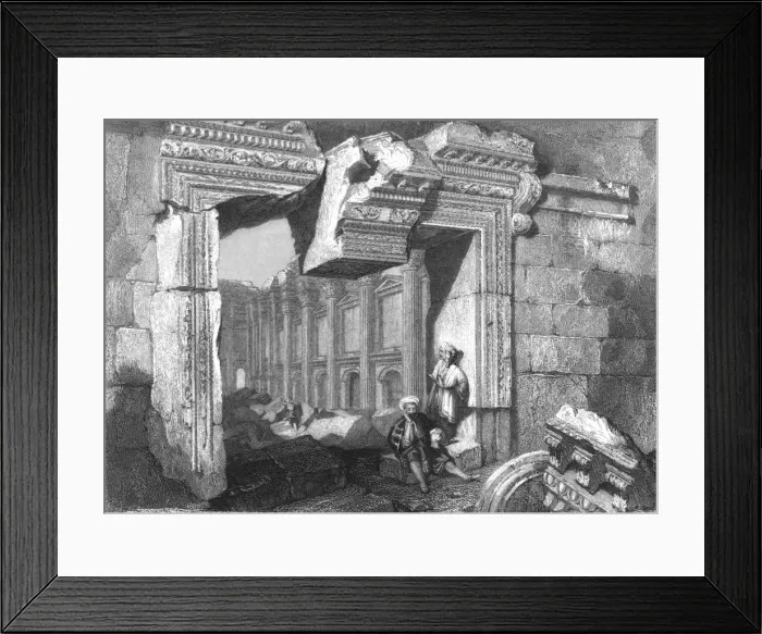 Framed Print : Baalbek / Bartlett Framed Print : Baalbek / Bartlett