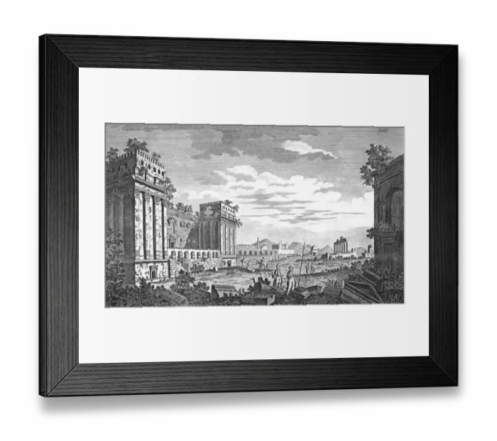 Framed Print : Baalbek / Bankes Framed Print : Baalbek / Bankes