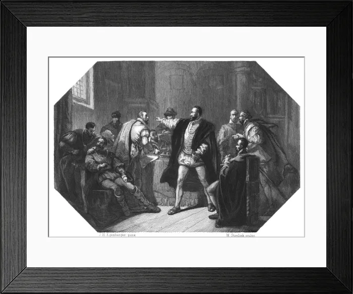 Framed Print : League of Nobles 1565 Framed Print : League of Nobles 1565