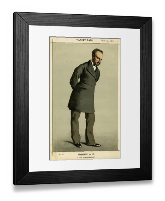 Framed Print : Sir Charles Forster, Vanity Fair, Ape Framed Print : Sir Charles Forster, Vanity Fair, Ape