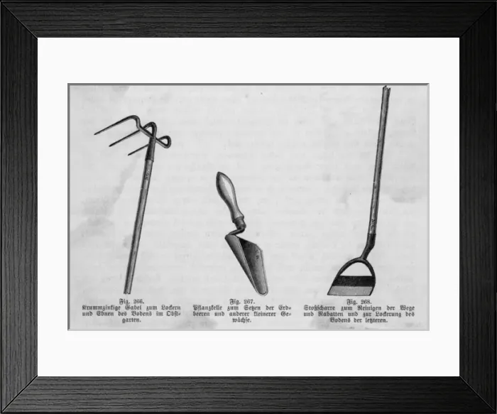 Framed Print : Gardening Equipment Framed Print : Gardening Equipment