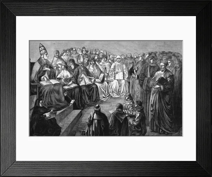 Framed Print : Council of Anagni Framed Print : Council of Anagni