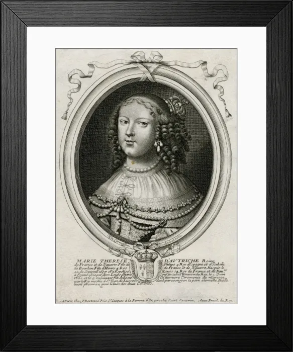 Framed Print : MARIE-THERESE (1638-83) Framed Print : MARIE-THERESE (1638-83)