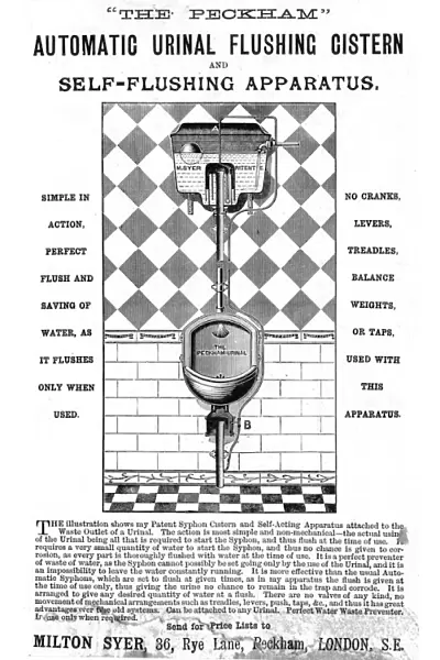 Urinal Advert 1889