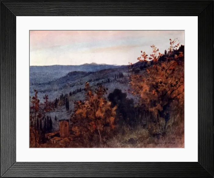 Framed Print : Florence / Tuscan Hills Framed Print : Florence / Tuscan Hills