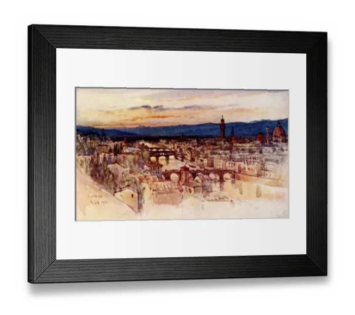 Framed Print : Florence / General 1904 Framed Print : Florence / General 1904