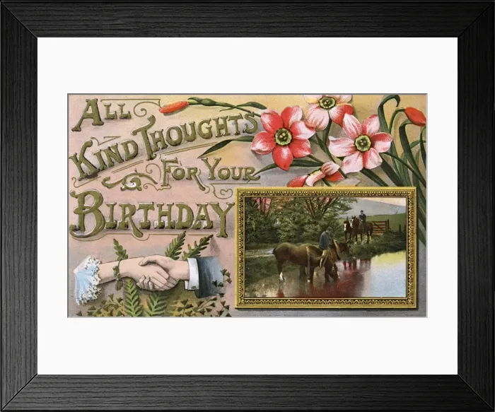 Framed Print : Horses & Hands Framed Print : Horses & Hands
