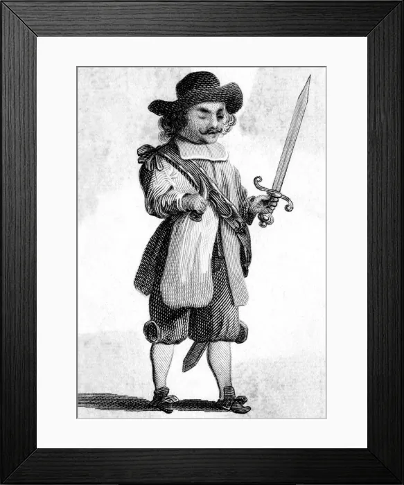 Framed Print : John Hewson Caricature Framed Print : John Hewson Caricature