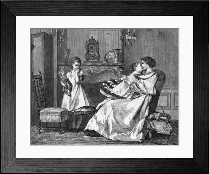 Framed Print : Twin Daughters / Wj Allen Framed Print : Twin Daughters / Wj Allen