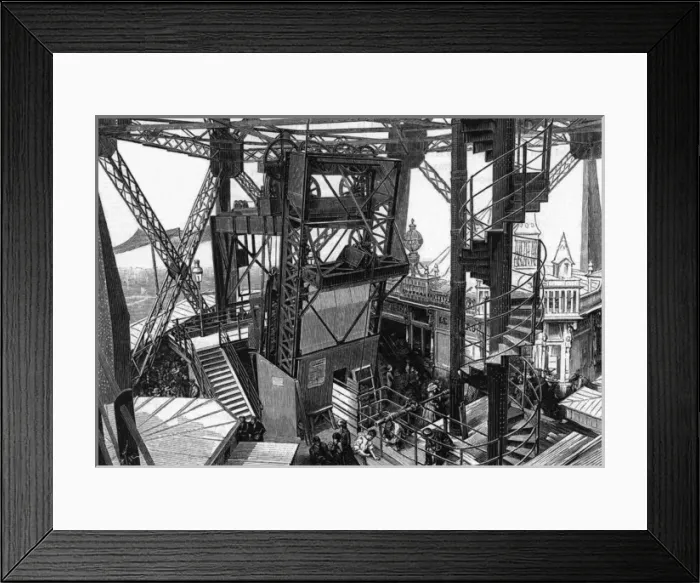 Framed Print : Paris / Eiffel Tower 1889 Framed Print : Paris / Eiffel Tower 1889