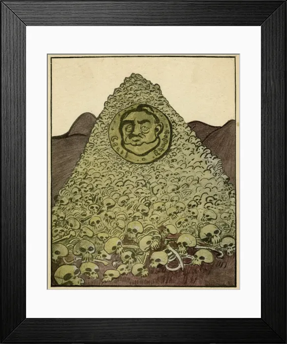 Framed Print : Cecil Rhodes / Beurre 1901 Framed Print : Cecil Rhodes / Beurre 1901