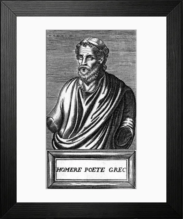 Framed Print : HOMER / THEVET / 1584 Framed Print : HOMER / THEVET / 1584