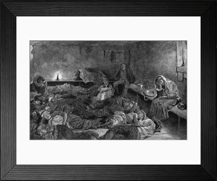 Framed Print : New York Lodging House Framed Print : New York Lodging House