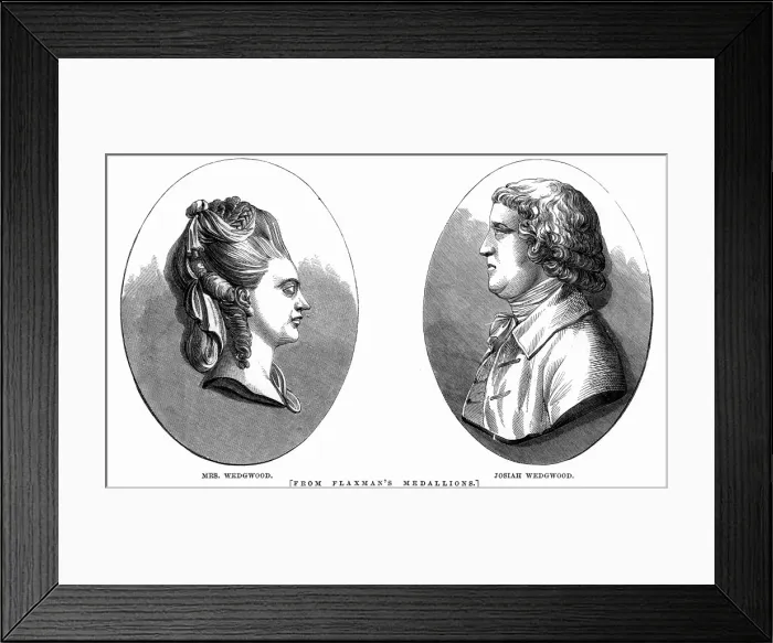 Framed Print : Josiah Wedgwood & Mrs W Framed Print : Josiah Wedgwood & Mrs W